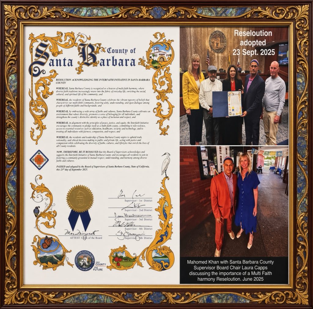 santa barbara multifaith resolution